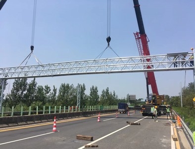 丽水丽水门架标牌施工现场