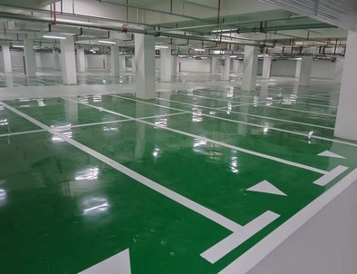 丽水丽水小区停车场标线